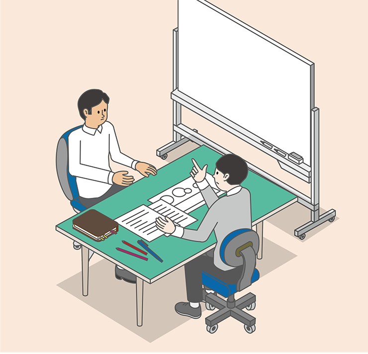 打ち合わせ風景