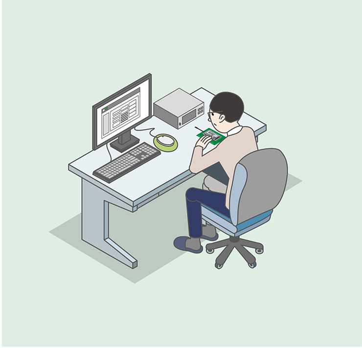 検査・動作チェック中